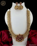 Beautiful Gold Finish Lakshmi Design Haram Set JH4271