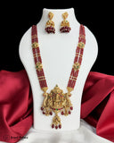 Beautiful Gold Finish Lakshmi Design Haram Set JH4271