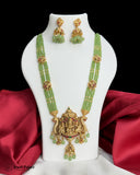 Beautiful Gold Finish Lakshmi Design Haram Set JH4271