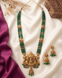 Beautiful Gold Finish Lakshmi Design Haram Set JH4271