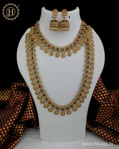 Elegant Gold Plated Antique Combo Jewellery Set JH4273