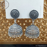 Oxidised Silver Plated Jhumka Earrings JH4479