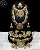 Beautiful Gold Plated Antique Bridal Jewellery Set JH4489