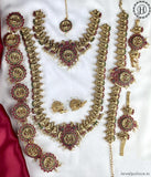 Beautiful Gold Plated Antique Bridal Jewellery Set JH4494