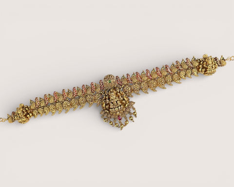 Beautiful Gold Plated Traditional Hip Belt JH4534