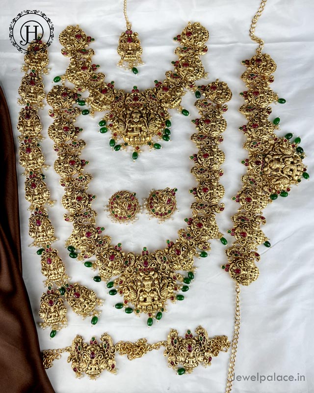 Fashion Necklace Wedding Gold Necklace Set With Price Gold Long Necklace  New Model Marriage Bridal Gold Necklace Designs