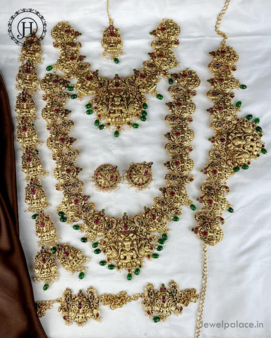 Beautiful Gold Plated Antique Bridal Jewellery Set JH4538