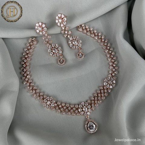 Premium AD Stone Necklace JH4541