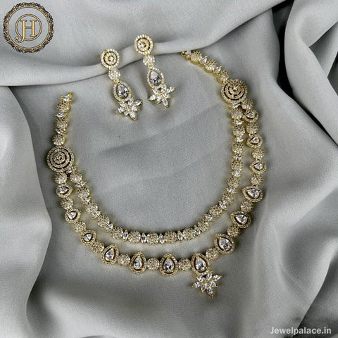 Premium AD Stone Necklace JH4542