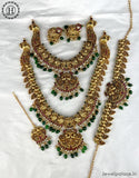 Beautiful Gold Plated Antique Semi Bridal Jewellery JH4622