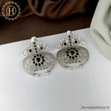 Beautiful Oxidised Silver Plated Earrings JH4649
