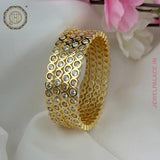 Premium Quality Microplated Impom Stone Bangles JH4737