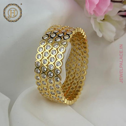 Premium Quality Microplated Impom Stone Bangles JH4738