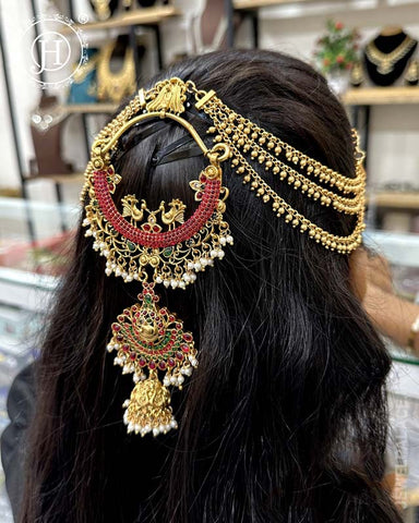 Traditional Choti Jadai Billai With Mattal JH4753