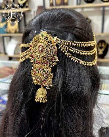 Traditional Choti Jadai Billai With Mattal JH4762