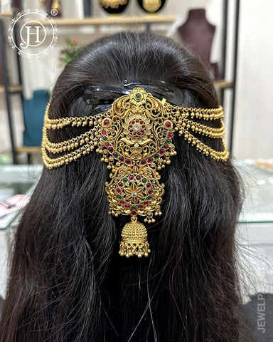 Traditional Choti Jadai Billai With Mattal JH4762