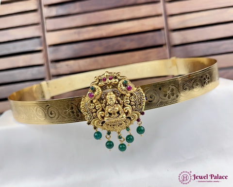 Exclusive Gold Plated Traditional Temple Hip Belt