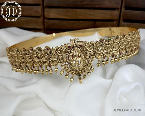 Exclusive Gold Plated Traditional Temple Hip Belt JH4880