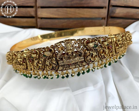 Exclusive Gold Plated Traditional Temple Hip Belt JH4885