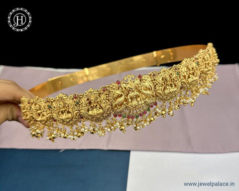 Exclusive Gold Plated Traditional Temple Hip Belt JH4887