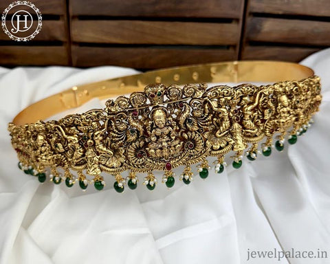 Exclusive Gold Plated Traditional Temple Hip Belt JH4888