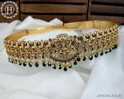 Exclusive Gold Plated Traditional Temple Hip Belt JH4889