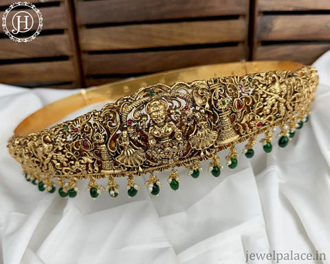 Exclusive Gold Plated Traditional Temple Hip Belt JH4890