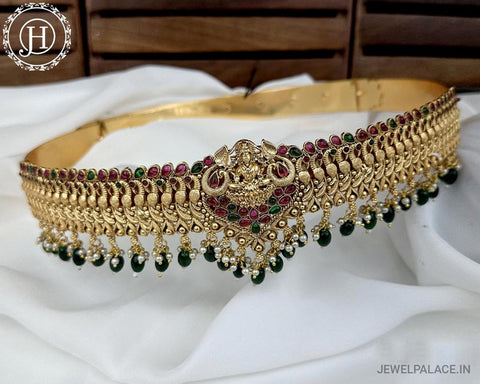 Exclusive Gold Plated Traditional Temple Hip Belt JH4897