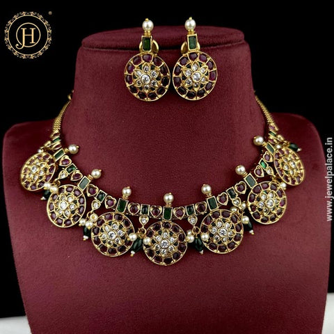 Exclusive Premium Quality AD Stone Necklace JH4902