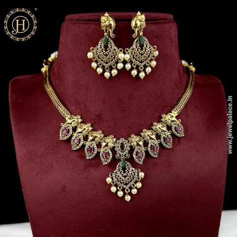 Exclusive Premium Quality AD Stone Necklace JH4904