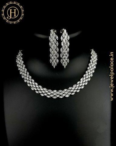 Beautiful Premium Quality AD Stone Necklace JH4923B