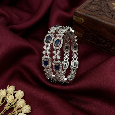 Exquisite Premium Quality Microplated Stone Bangles JH4937