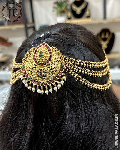 Traditional Choti Jadai Billai With Mattal JH4971