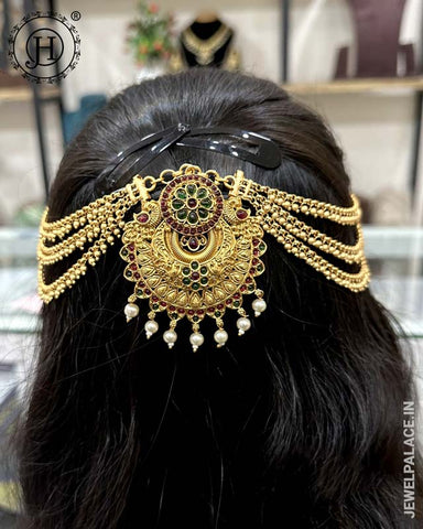 Traditional Choti Jadai Billai With Mattal JH4972