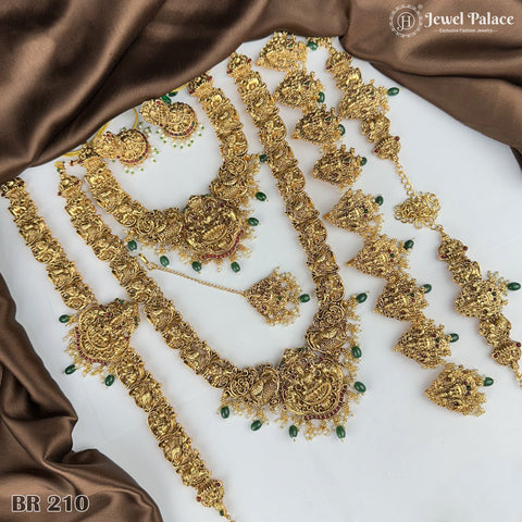 Beautiful Gold Plated Antique Bridal Jewellery Set JH5007