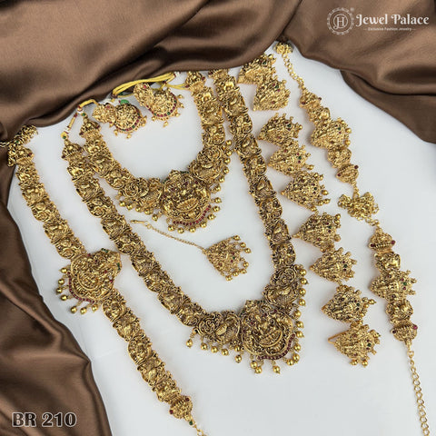Beautiful Gold Plated Antique Bridal Jewellery Set JH5006