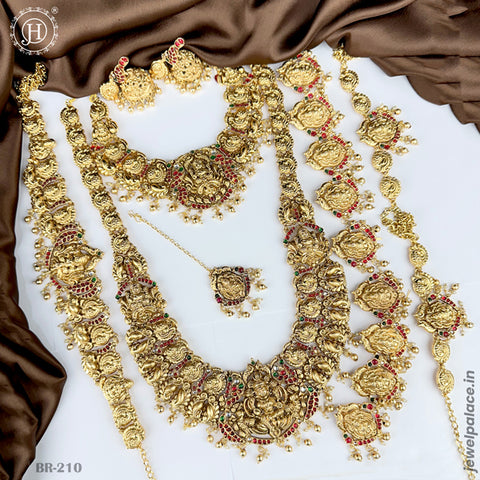 Beautiful Gold Plated Antique Bridal Jewellery Set JH5008