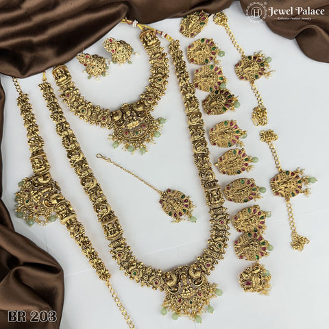 Beautiful Gold Plated Antique Bridal Jewellery Set JH5009