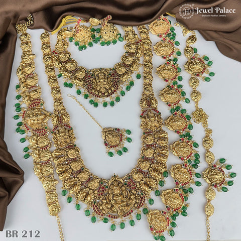 Beautiful Gold Plated Antique Bridal Jewellery Set JH5012
