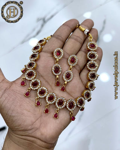 Refined Beautiful Gold Plated Necklace JH5036