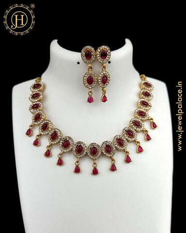 Refined Beautiful Gold Plated Necklace JH5036