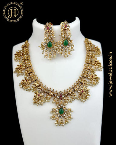 Refined Beautiful Gold Plated Necklace JH5039