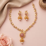 Beautiful Premium Quality Gold Plated Necklace JH5051