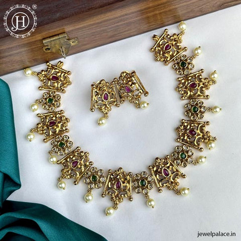 Beautiful Premium Quality Gold Plated Necklace JH5058