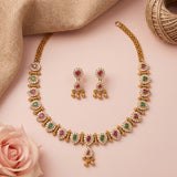 Beautiful Premium Quality Gold Plated Necklace JH5064