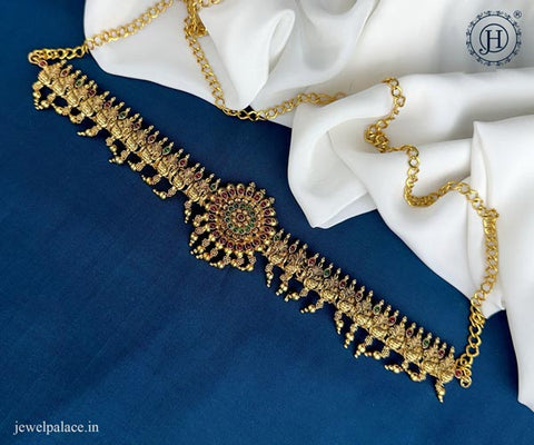 Exquisite Antique Gold Plated Hip Chain JH5077