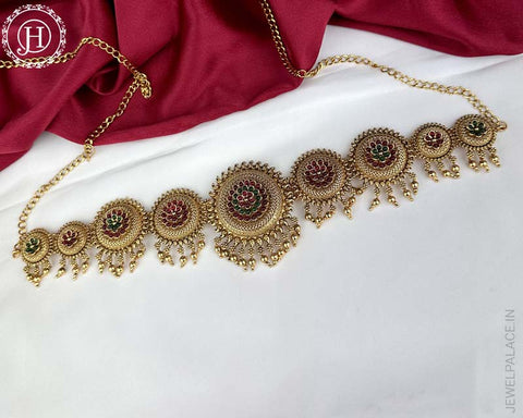 Exquisite Antique Gold Plated Hip Chain JH5078