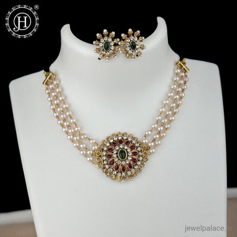 Elegant Premium Quality Gold Plated Necklace JH5085