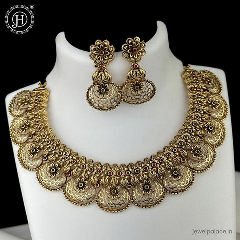 Elegant Premium Quality Gold Plated Necklace JH5093
