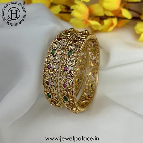 Elegant Premium Quality Gold Plated Bangles JH5116